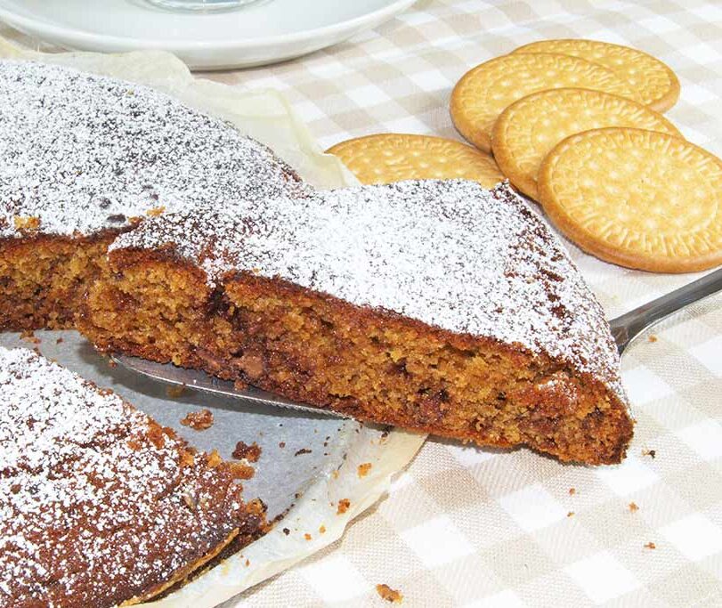 Bizcocho de galletas María y chocolate con leche. Postre sencillo y delicioso Platos Fáciles Bizcocho de galletas María y chocolate con leche. Postre sencillo y delicioso Platos Fáciles